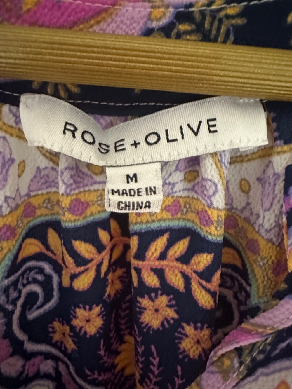 Rose & Olive Paisley Tank Top Pink Multi Sleeveless Boho Blouse - Picture 2 of 8